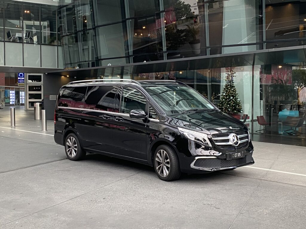 Mercedes-v-class-parked-at-the-q1-building