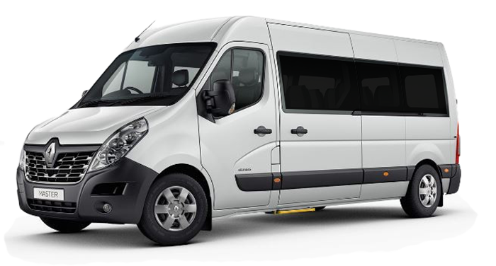 Renault Master mini bus large group or party driver hire Gold Coast Brisbane