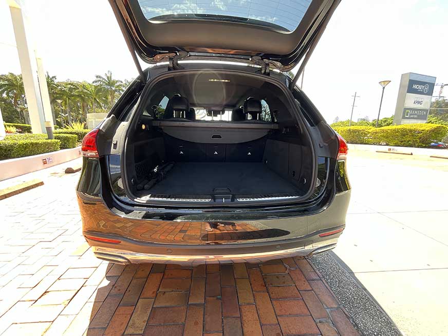 Elite Transfers Mercedes Benz GLE luggage area